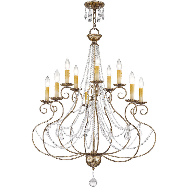 Alexix 10 - Light Dimmable Chandelier