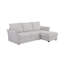 Velin Fabric 3-Seater Corner Sofa Bed with Storage-673139341