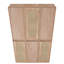 Tablette latérale de salle de bain murale, 6 portes à fermeture douce, casier de style contemporain 36 po, moderne