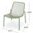 Bisso Outdoor Metal Mesh Stacking Accent Chairs -1579849402