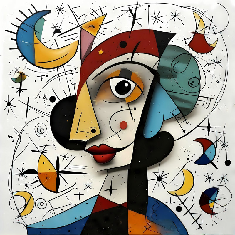 Visions astrales, H 30 po x l 30 po