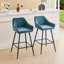 Saarrah 68cm Upholstered Bar Stool with Arms-1218053407-1218053402