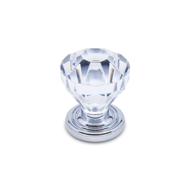 CK Series Geometric Knob, Chrome