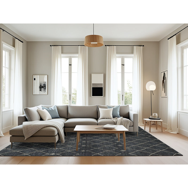 Bottorff Geometric Indoor Rug, Rectangle 8' x 10'