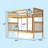 Joleen Kids Twin Over Twin Bunk Bed-539353766