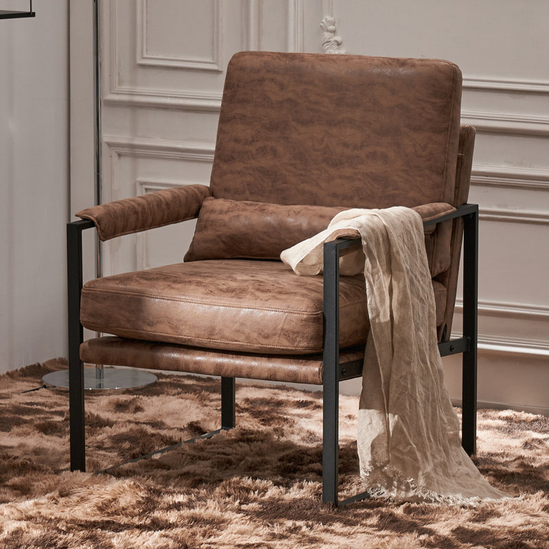 Fauteuil l 24,8 po Ritchey, Brun