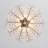Jamei 5-Light Vintage Crystal Branch Semi-Flush Mount-446544088