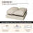 Adwin Beige Outdoor Olefin Cushion with Smiley Pattern, 6" Thick Water-Resistant Seat(8 PCS)-874591717-874591720