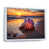 White Floater Framed