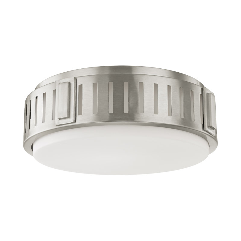 Plafonnier encastré Alioune, Bronze vieilli, H 5,25 po x l 15 po x P 15 po, 3