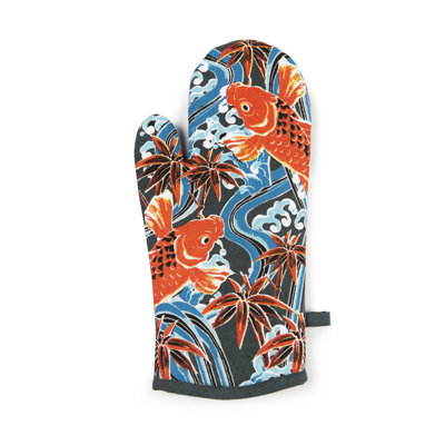 Excelsa Kimono Floral Cotton Oven Mitt