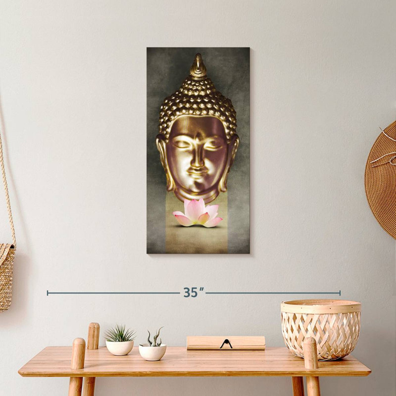 " Lotus Buddha " by NirvanaDesigns, 24" H x 12" W x 1.25" D