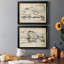 Montagne croquis I - ensemble de 2 reproductions de cadres photo-1042926360-1042926366