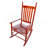 Wooden Porch Rocker Chair  Brown-293719181