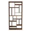 M Solid Wood Geometric Bookcase