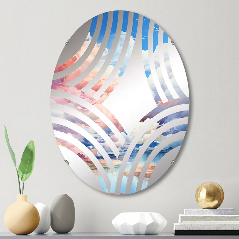 Oval Wall Mirror, 20" W x 30" H