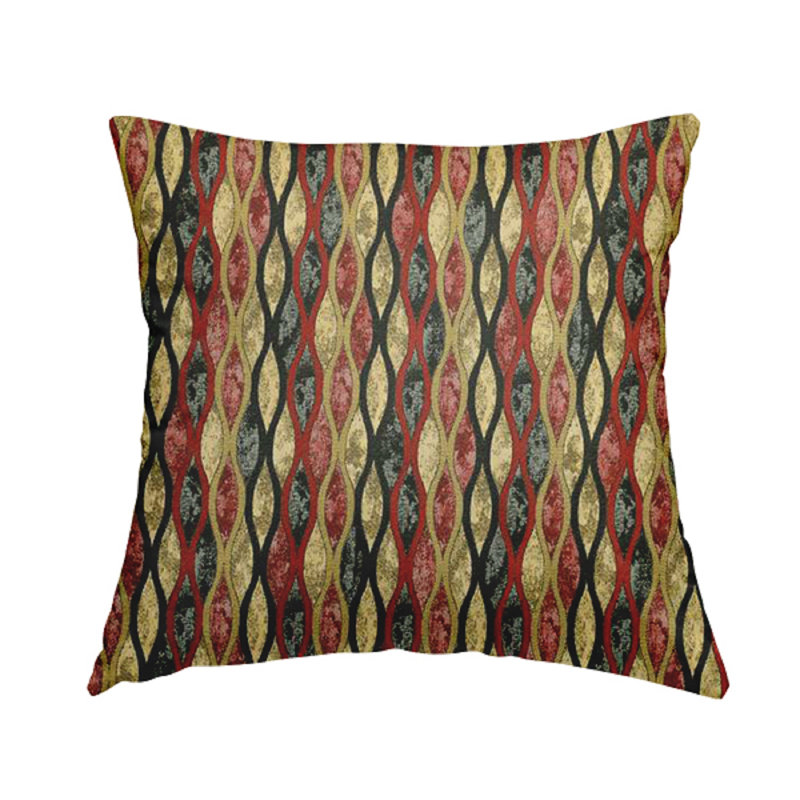 Mendiola Striped Rectangular Cushion, Multicolour