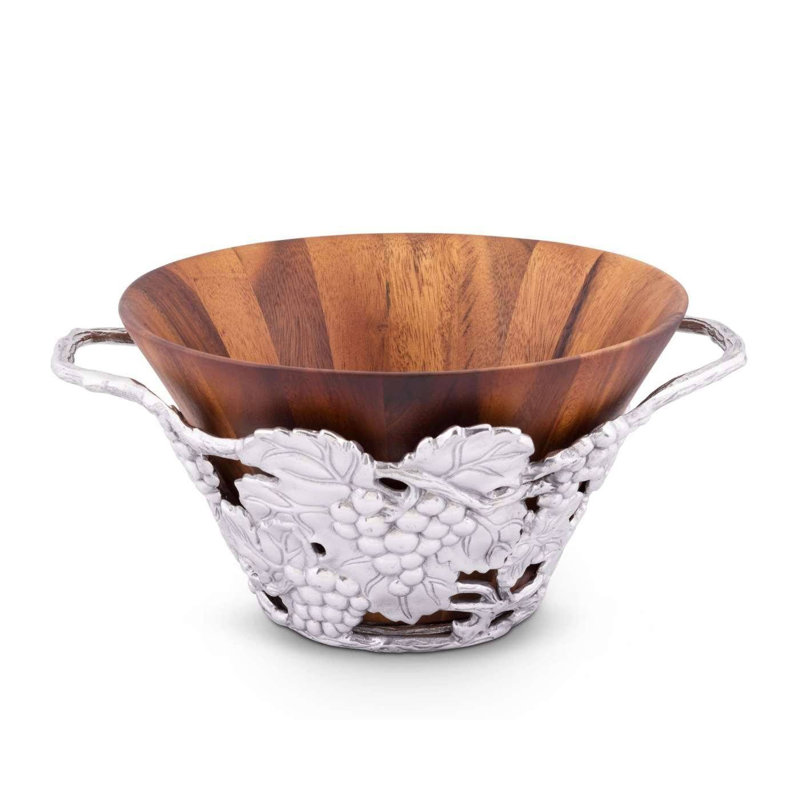 Grand bol à salade en bois