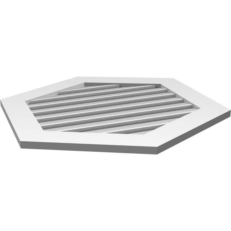 Pente verticale verticale en uréthane 6 pi, 32" H x 30" W x 1" D