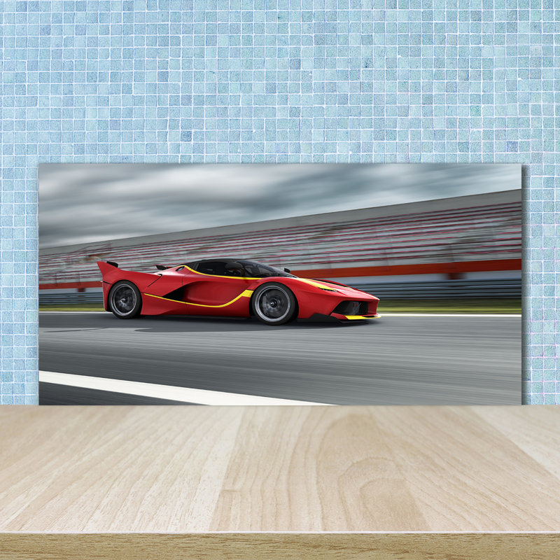 Kamali 50cm W x 100cm L Glass Peel and Stick Panel