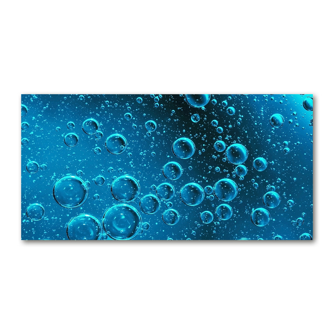 Glasbild Bubbles Under Water