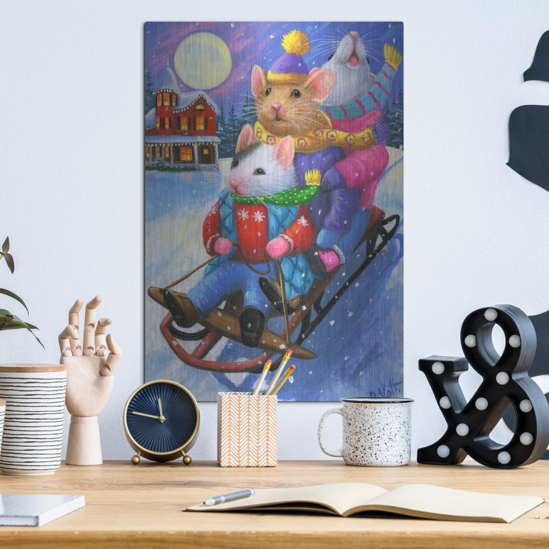 "Wheeeee3" par Bridget Voth, H 16 po x l 12 po