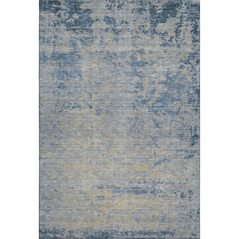 Tapis moderne de qualité supérieure lavable à la machine Jakiyra AMF1901, Rectangle 2 pi 6 po x 3 pi 10 po