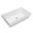 Whitehaus Collection 24" Rectangular Semi-Recessed Bathroom Sink With Center Drain Location