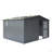 Backyard Storage Shed, With Galvanized Steel Frame & Windows, Outdoor Garden Shed Metal Utility Tool Storage Room With Lockable Door For Patio-113767482-113767484