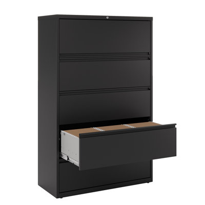 Harietta 42'' Wide 5 -Drawer Steel File Cabinet
