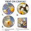 Blanc, jaune, beauté royale, jonquilles - jonquilles, salon d'art mural-106110592-106110596