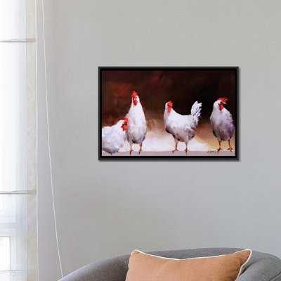 «Chicken I», reproduction sur toile