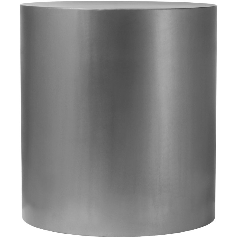 Table de bout cylindrique, Argent
