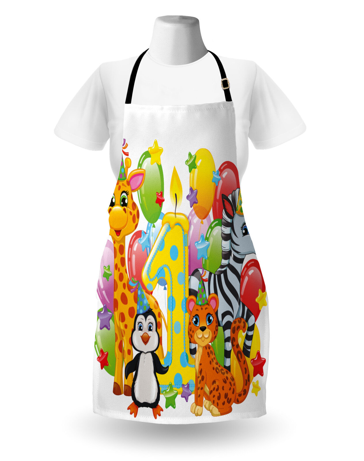 The Party Aisle™ No Pattern Bib Apron | Wayfair