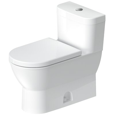 Darling New 1.28 GPF (Water Efficient) Elongated One-Piece Toilet (Seat Included) -  Duravit, D2101700