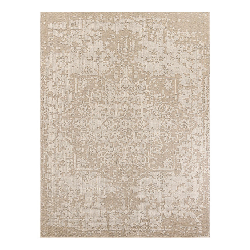 Indoor/Outdoor Traditional Area Rug, Rectangle 9' x 12'