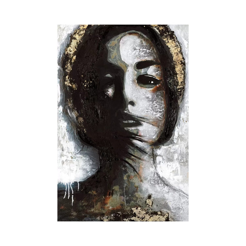 Golden Madonna - Print on Canvas, Wrapped Canvas, 101.6cm H x 66.04cm W x 1.91cm D