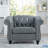 Byrom 32'' Faux Leather Sofa-386391088-388968865