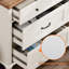 Ensemble de bureau 2 pièces, bureau d'ordinateur 56 po et commode 7 tiroirs-1062762949