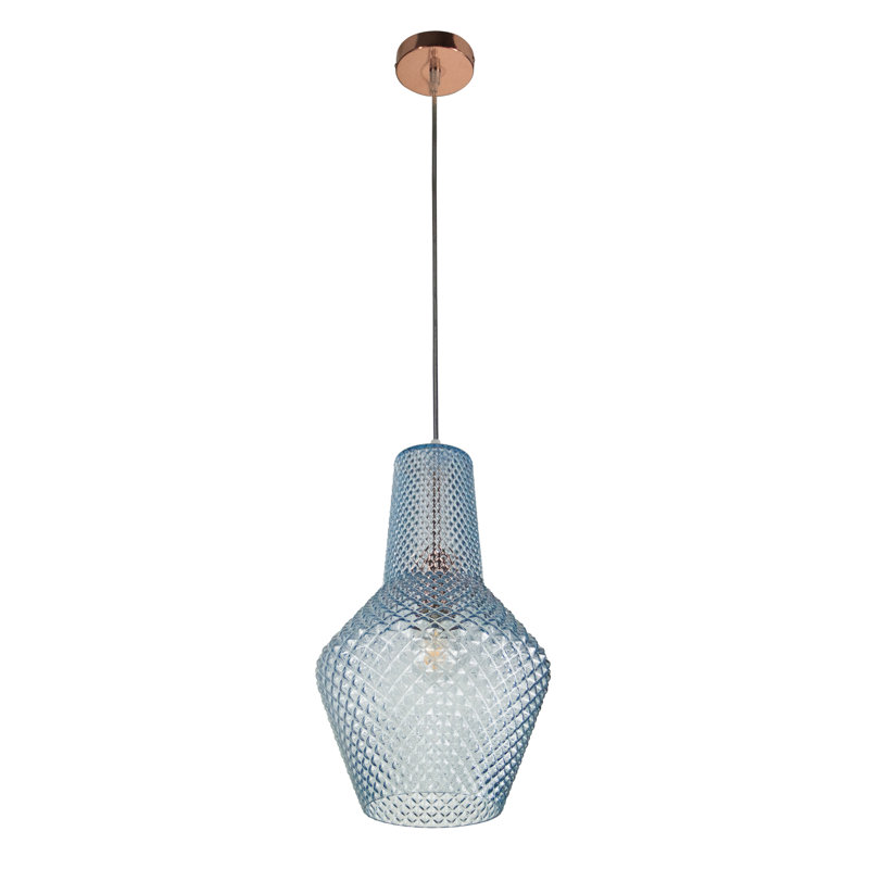 Kane 1 - Light Copper Teardrop Pendant