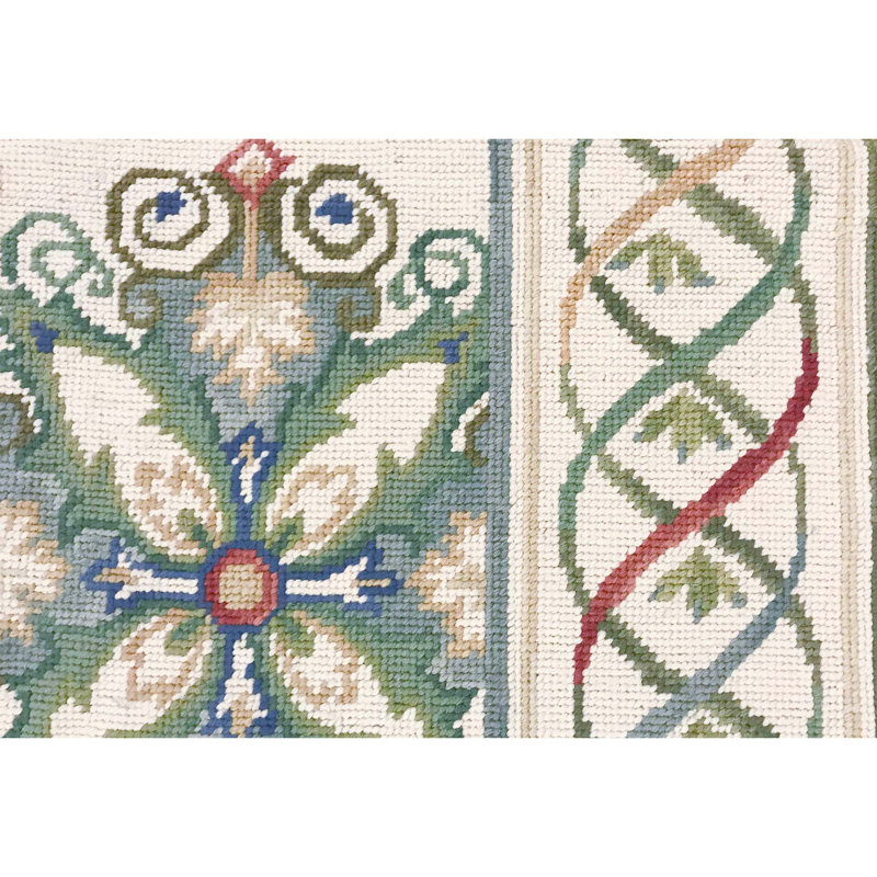 Tapis doré de haute qualité noué à la main