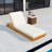 Lounge Chaise Set, Acacia Wood With Water-Resistant Lounge Cushions-1968069935