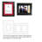 Black Matte Picture Frame with Mat