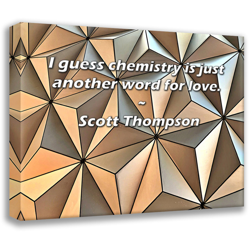 Toile tendue Ivy Bronx par Scott Thompson: «Je devine que la chimie, H 33 po x l 48 po