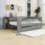 Lit de jour double rembourré avec couchette et tablettes et station de charge-797113103