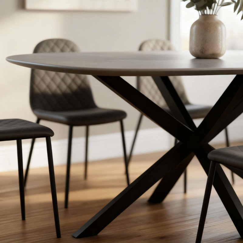 6 - Person Dining Set, 76cm H x 160cm W x 90cm D