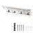 Landess Rustic White Wall Shelf with Hooks