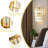Siljoy Modern Crystal Wall Sconce With K9 Crystal, Stainless Steel Frame, 2-Tier Design For Bedroom, Living Room, Hallway