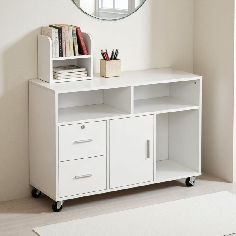 Mobile Storage Cabinet,Printer Stand Unit,Office Storage Cabinet