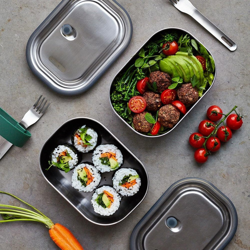 Black+Blum Stainless Steel Lunch Box 600ml, Olive